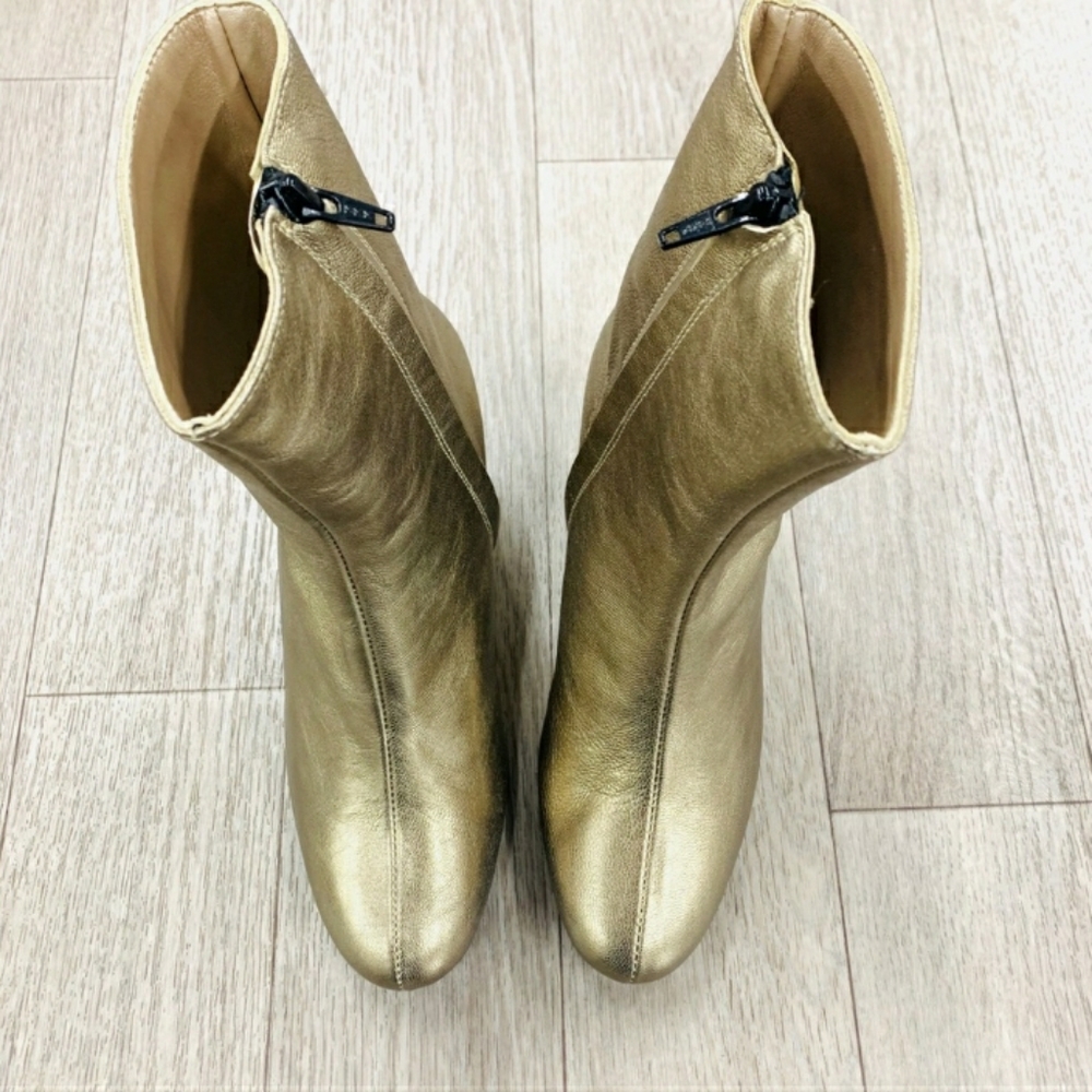 🆕️ Anthropologie Mint & Rose Leather Ankle Boot 6 - Picture 6 of 7